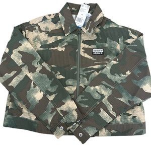 Camouflage Adidas Track Jacket, size XS NWT